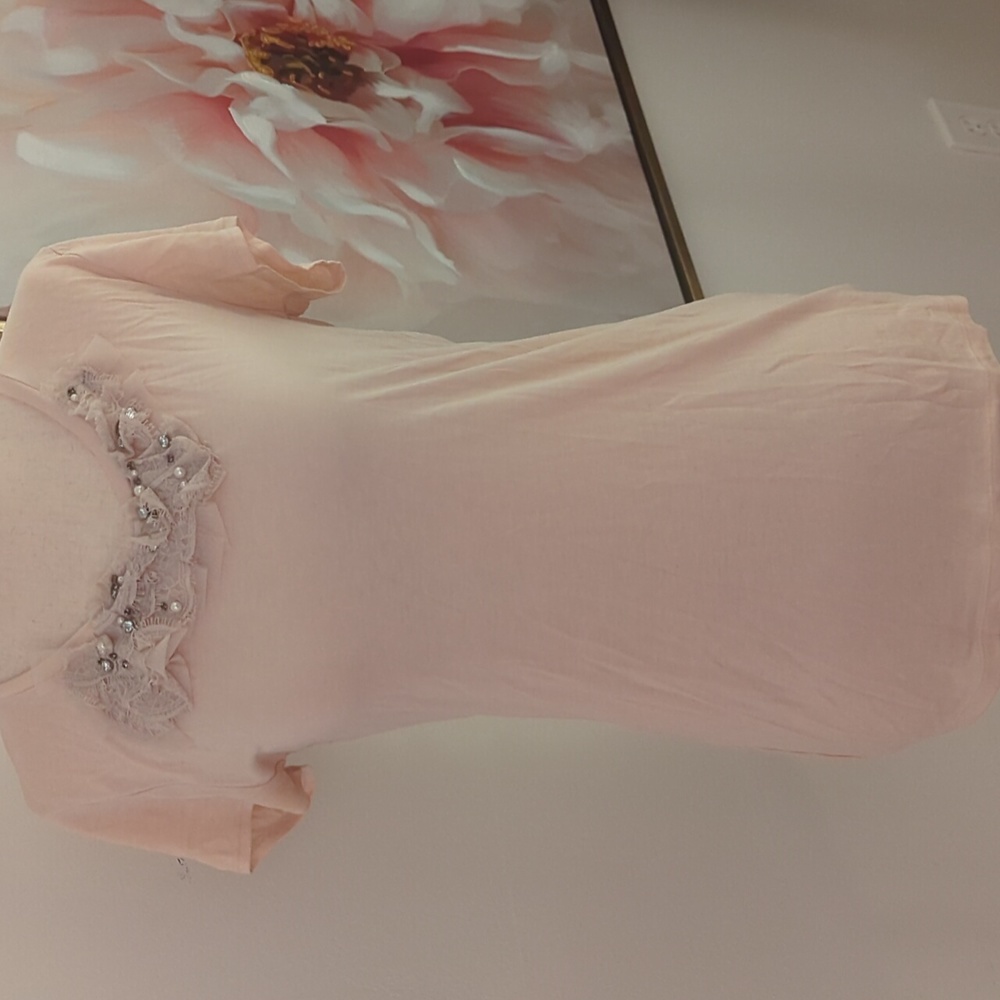 Ann Taylor Lace Detail Shirt